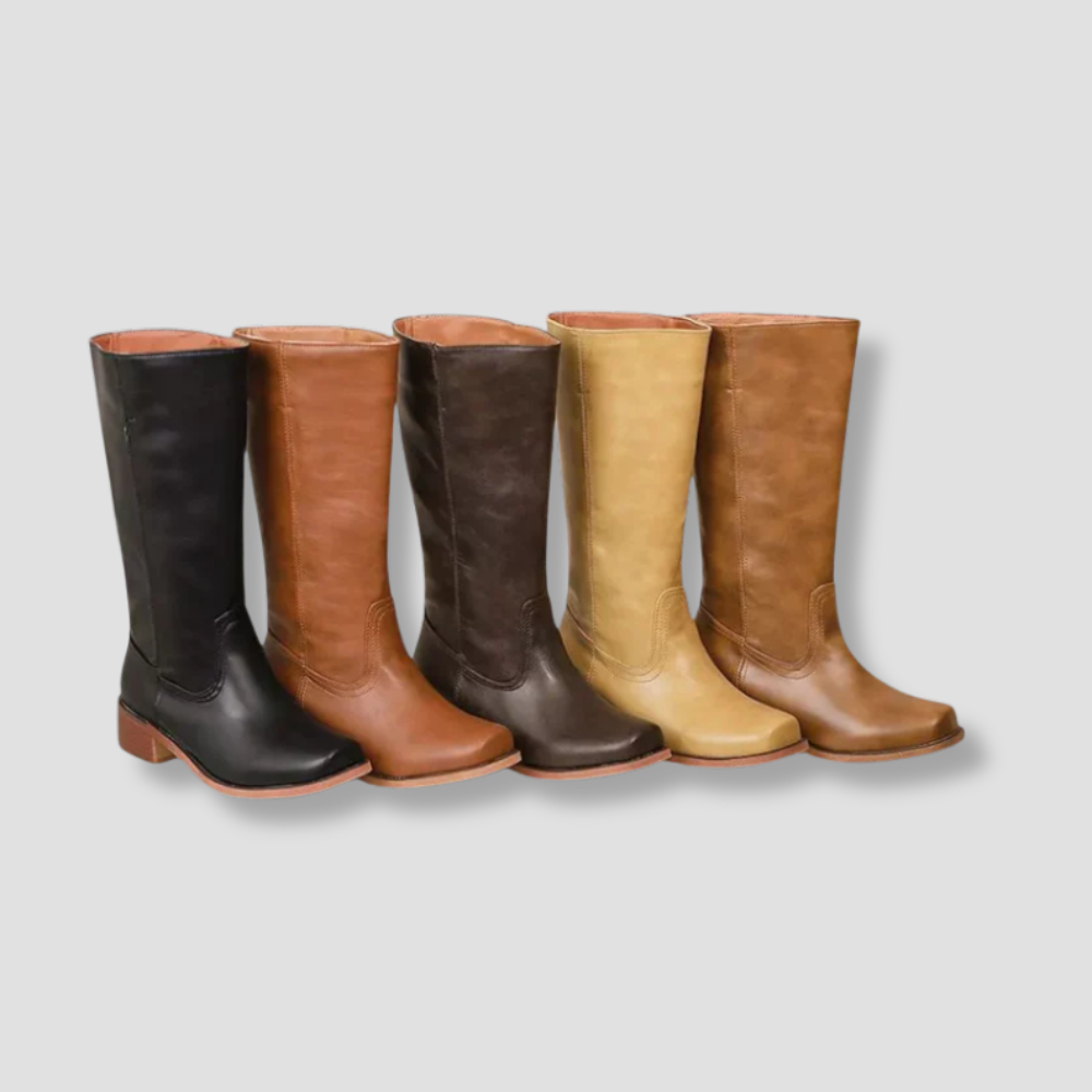 Badhie | Women’s Knee High Boots Classic Round