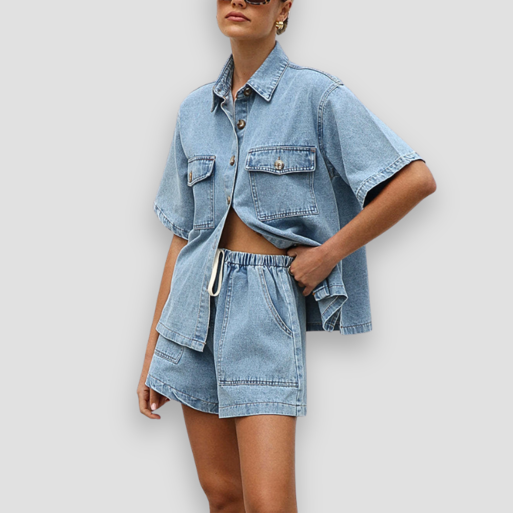 Badhie | Women's Everyday Denim Two-Piece Set