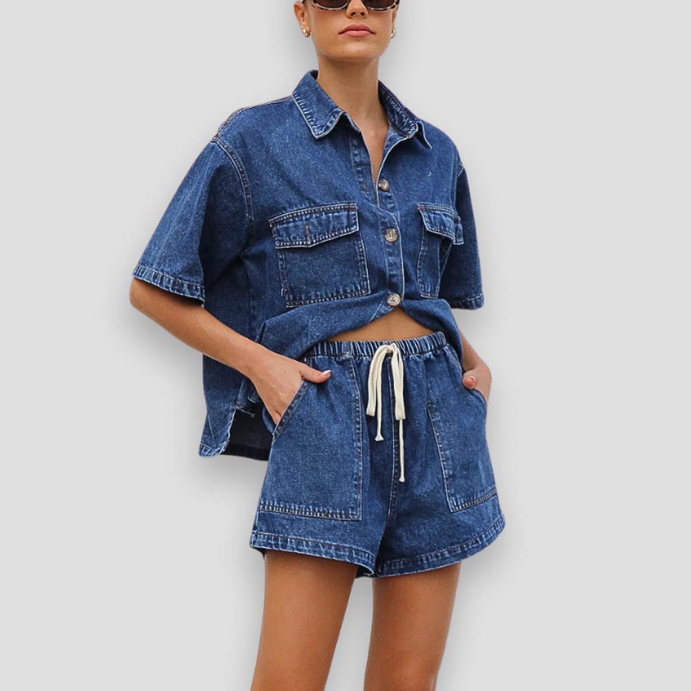 Badhie | Women's Everyday Denim Two-Piece Set