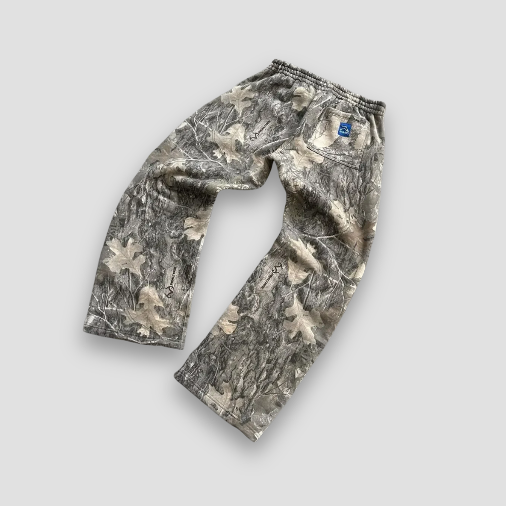 Badhie | Women's Camouflage Hoodie Loose Sweatpants Two-Piece Set