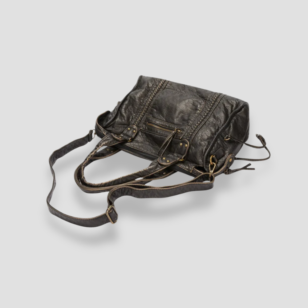 Badhie | Women’s Tote Handbag Distressed Leather Shoulder Bag