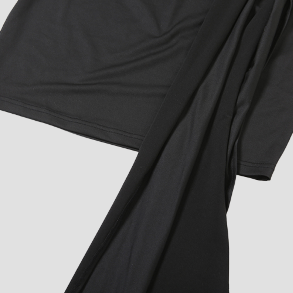Badhie | Women's One-Shoulder Wrap Mini Dress