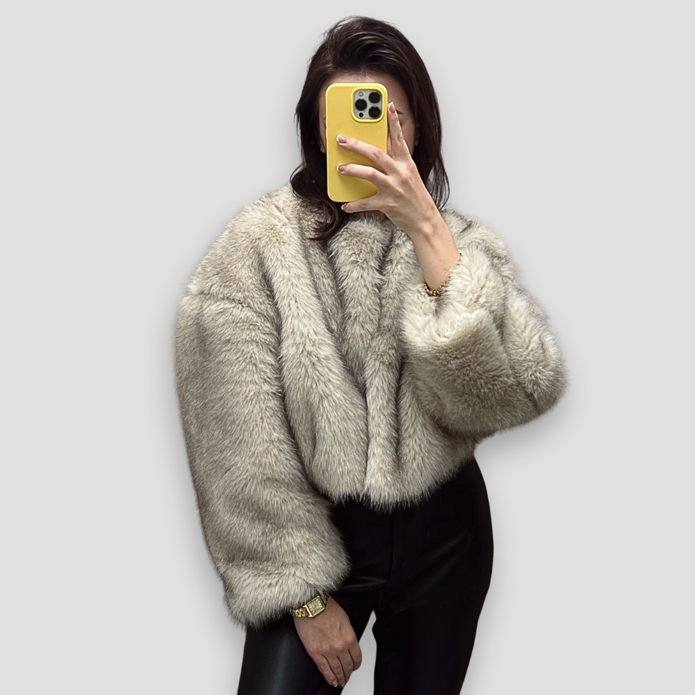 Badhie | Women’s Luxe Faux Fur Oversized Jacket