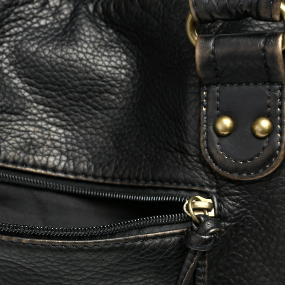 Badhie | Women’s Tote Handbag Distressed Leather Shoulder Bag