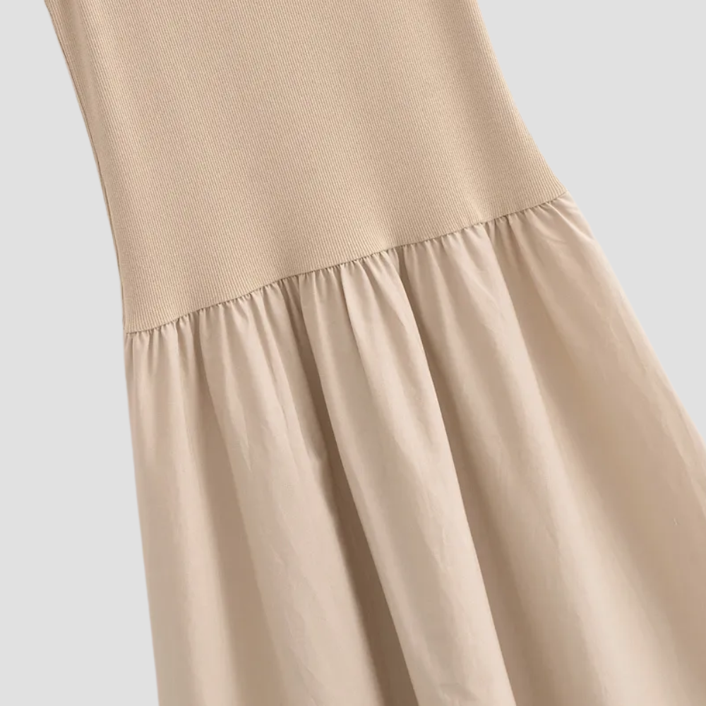 Badhie | Women's Two-Tone Tank Maxi Dress