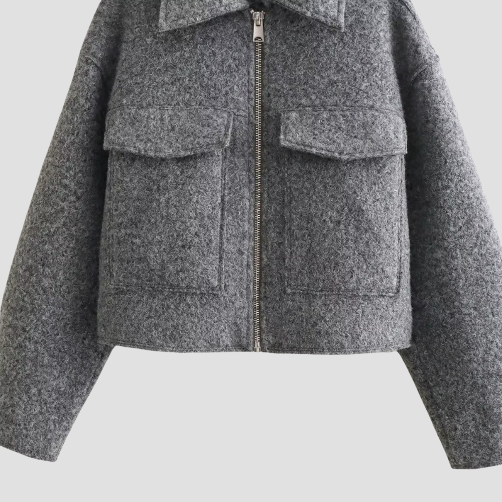 Badhie | Women’s Cropped Wool Utility Jacket