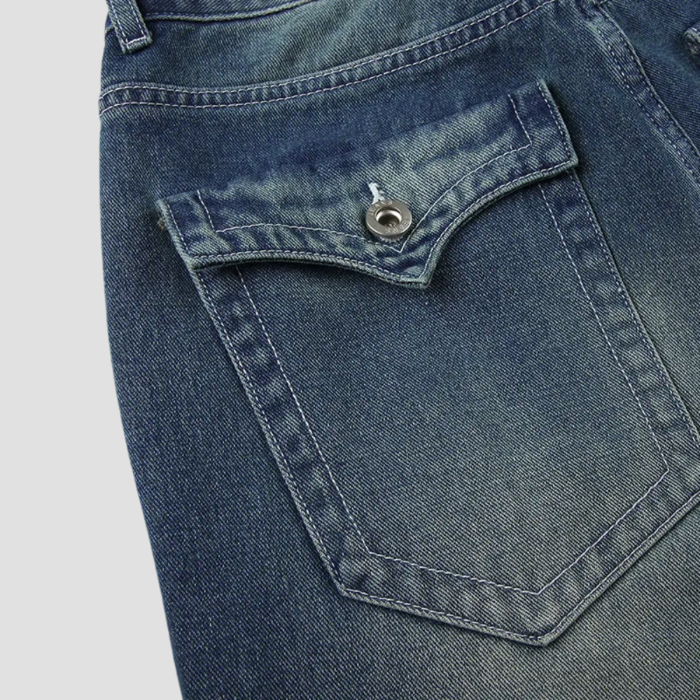 Badhie | Women’s Vintage Wash Straight-Leg Jeans