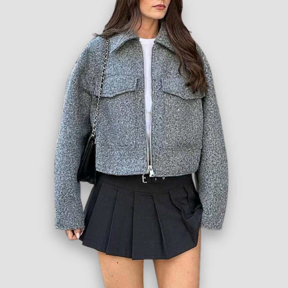 Badhie | Women’s Cropped Wool Utility Jacket
