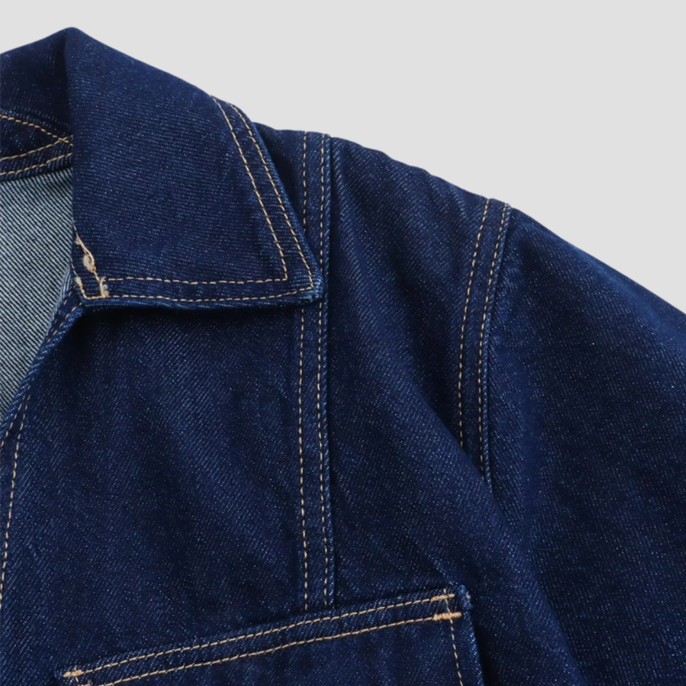 Badhie | Women's Denim Shirt Cropped Top Two-piece Set