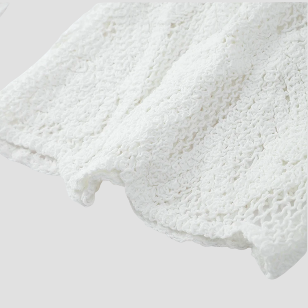 Badhie | Women's Crochet Lace Button-Up Set