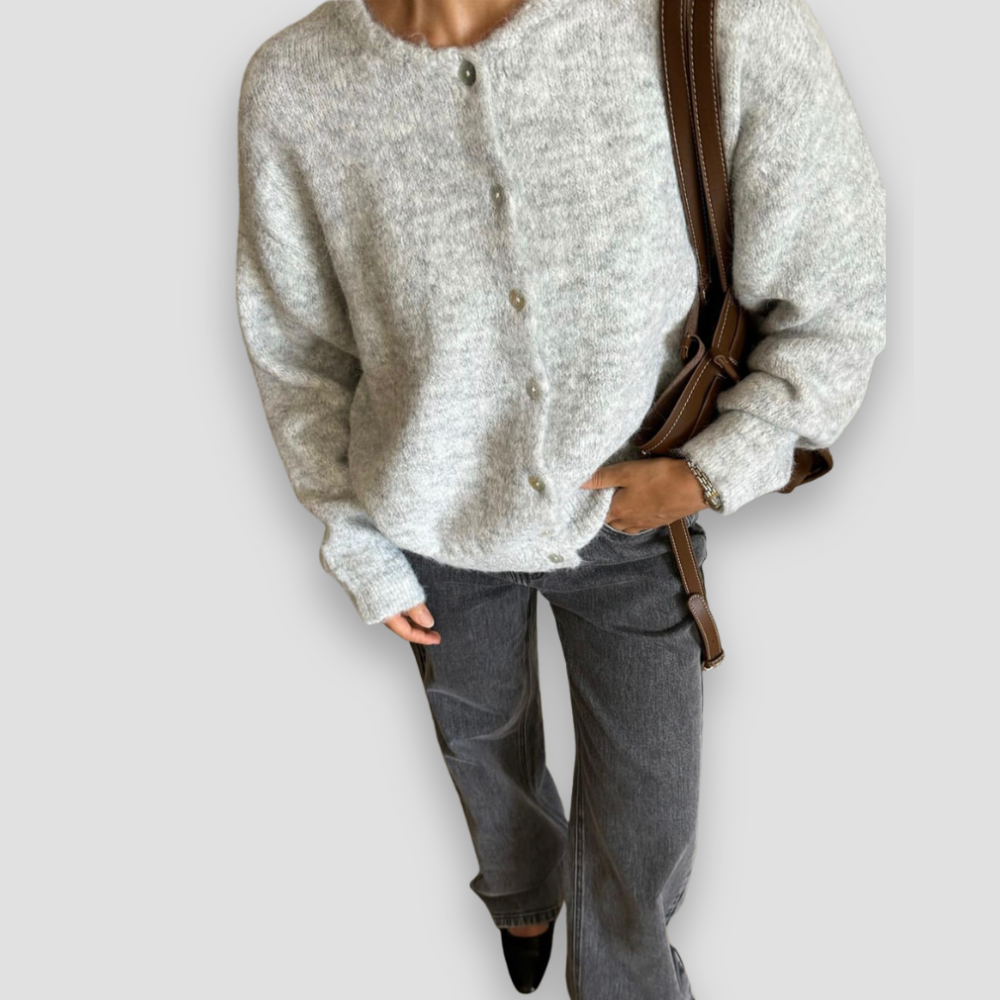 Badhie | Women’s Cozy Button-Up Knit Cardigan