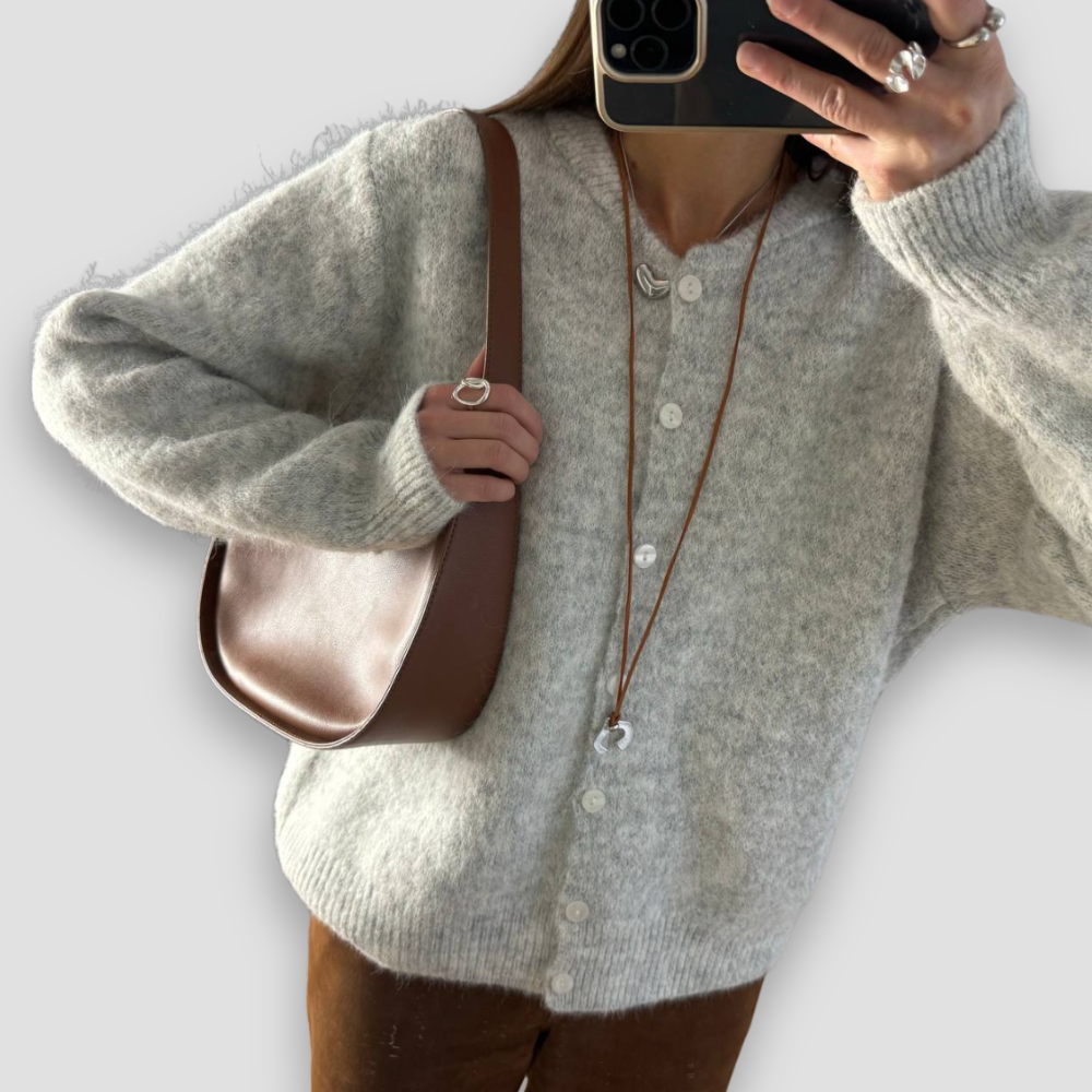 Badhie | Women’s Cozy Button-Up Knit Cardigan