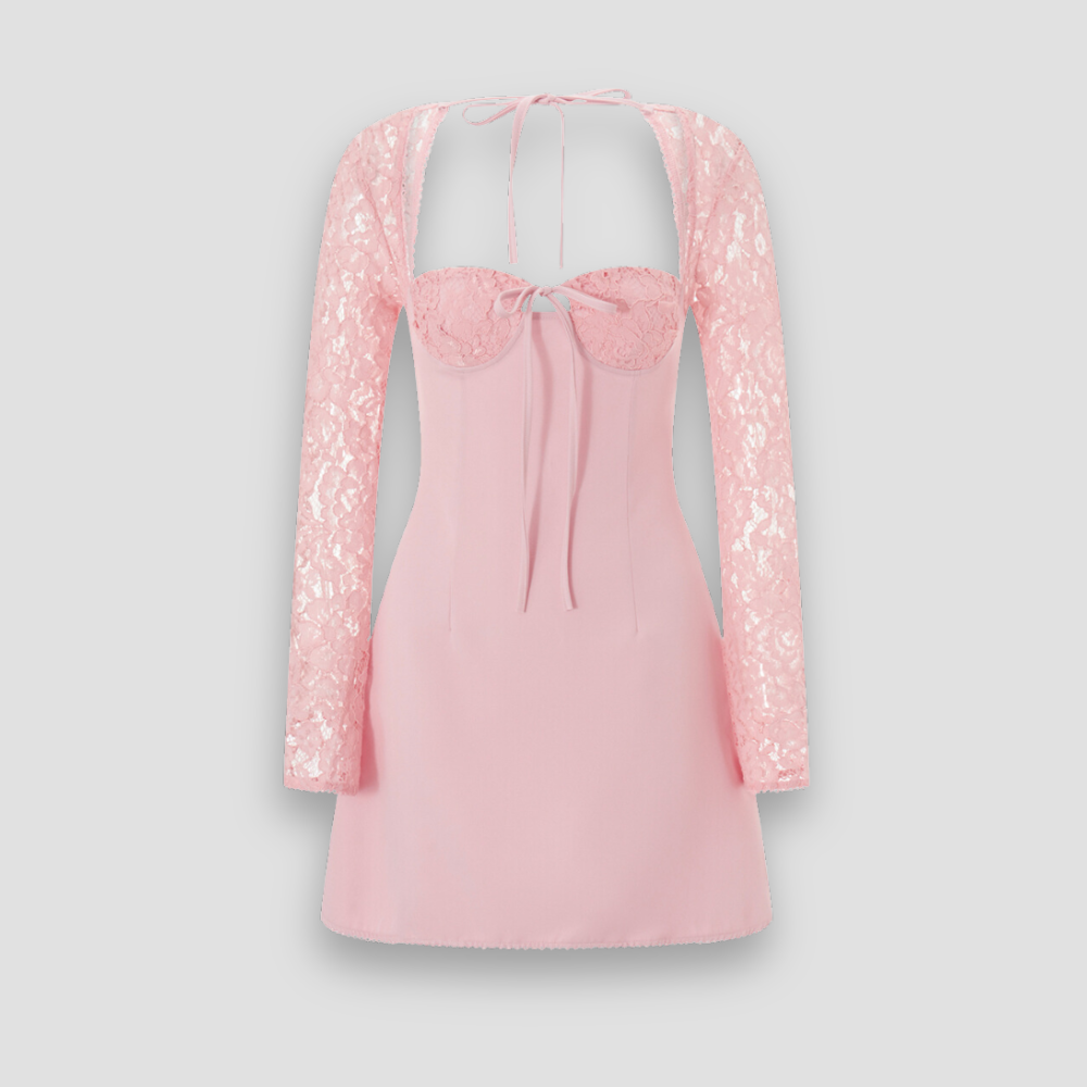 Badhie | Women's Lace Mini Elegant Dress
