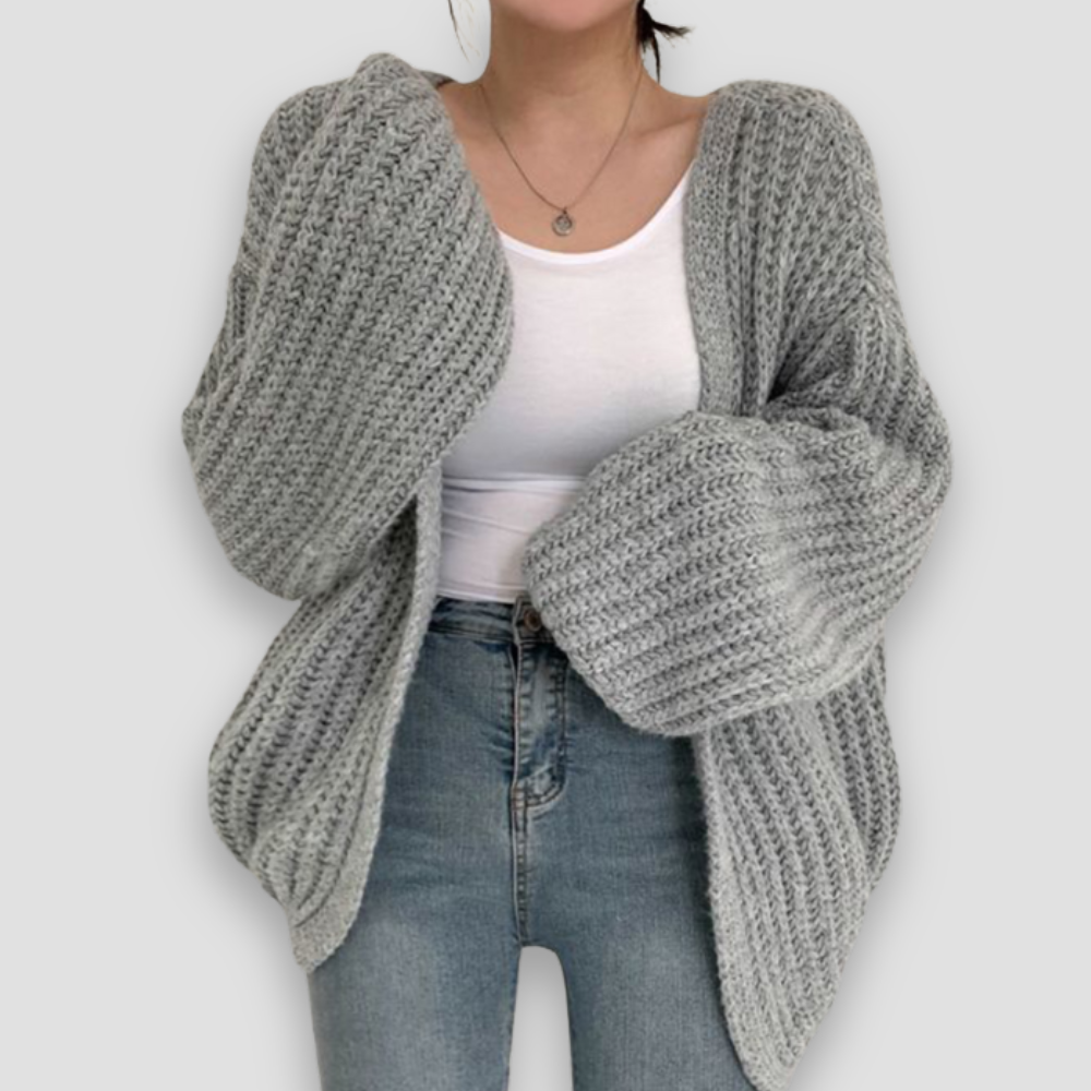 Badhie | Women’s Chunky Knit Oversized Cardigan