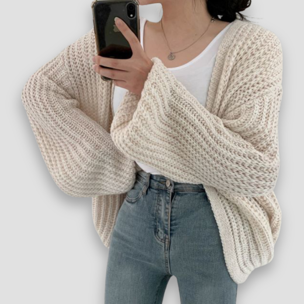 Badhie | Women’s Chunky Knit Oversized Cardigan