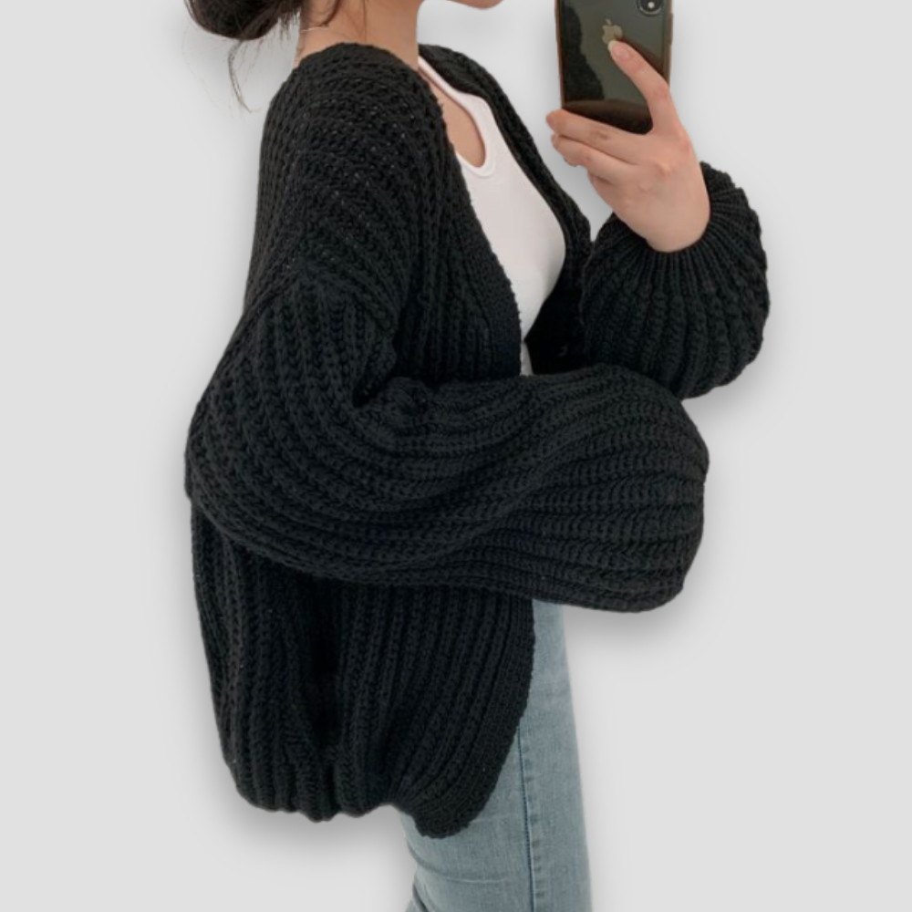Badhie | Women’s Chunky Knit Oversized Cardigan