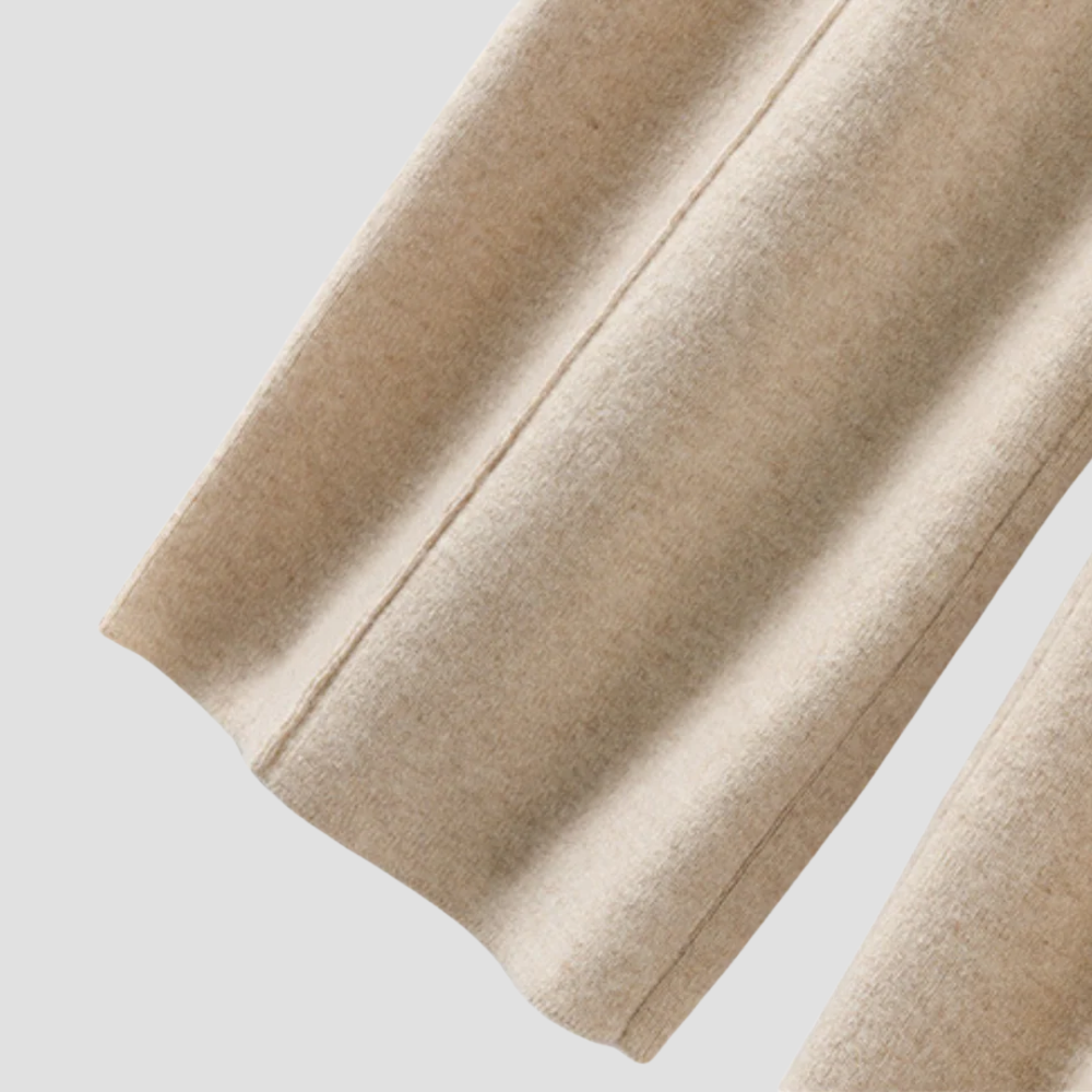 Badhie | Women’s Knit Cashmere Wide-Leg Lounge Pants