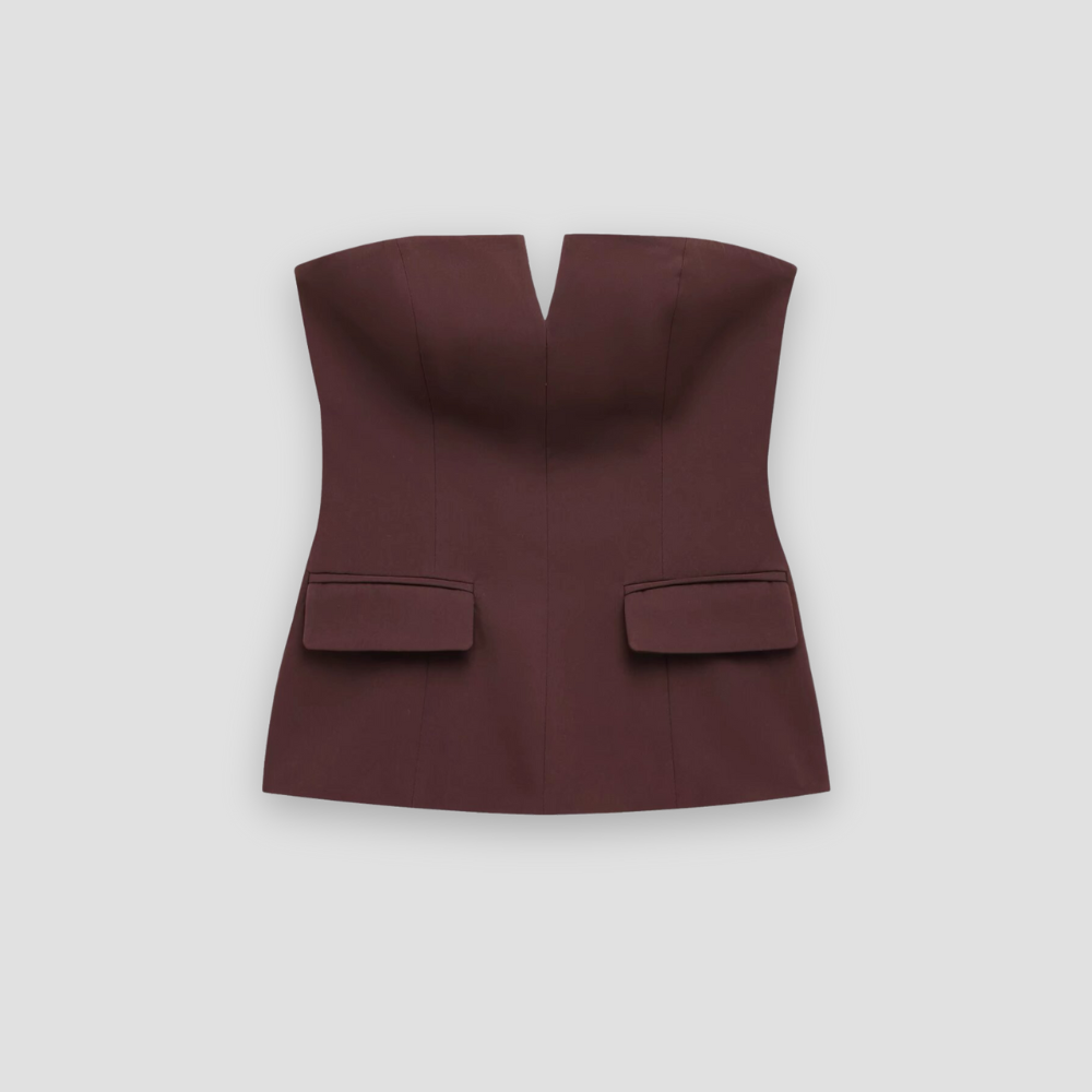 Badhie | Women’s Strapless Structured Corset Top