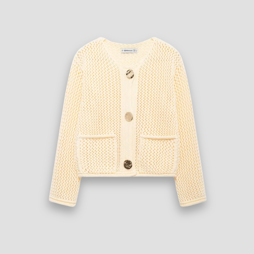 Badhie | Women’s Textured Knit Button Cardigan