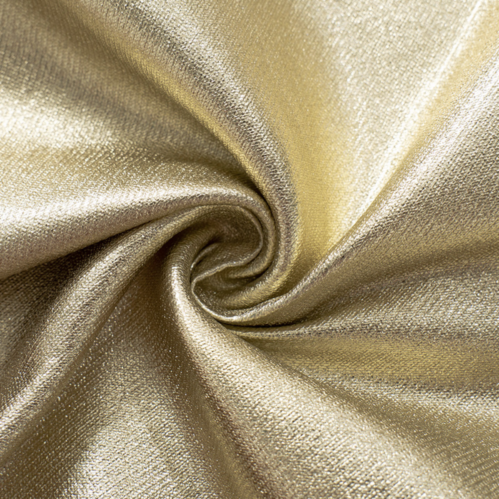 Badhie | Women’s Metallic Sweetheart Strapless Top