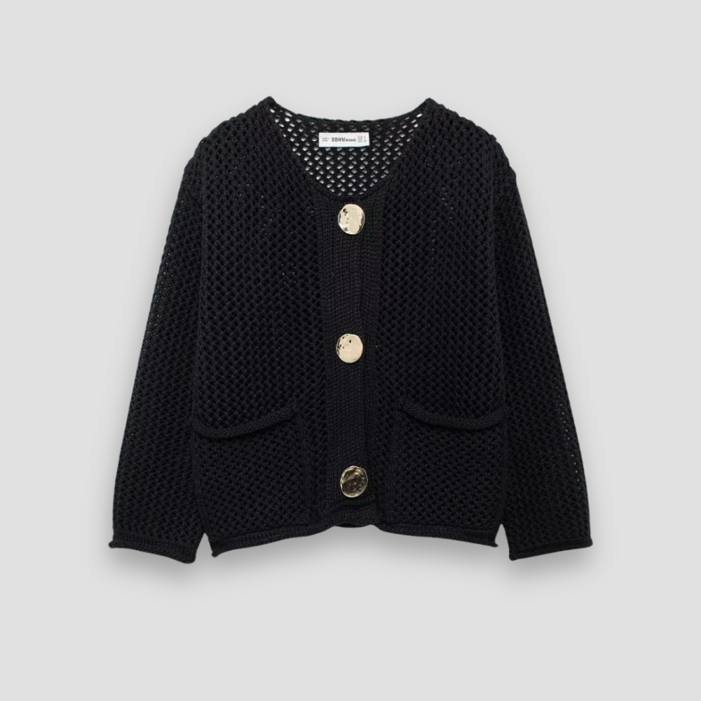 Badhie | Women’s Textured Knit Button Cardigan