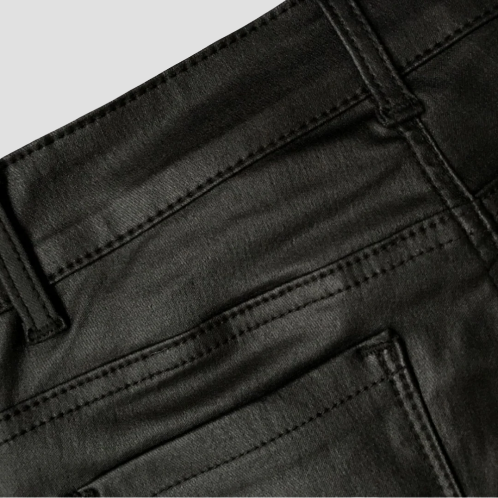 Badhie | Women’s Faux Leather Moto Pants