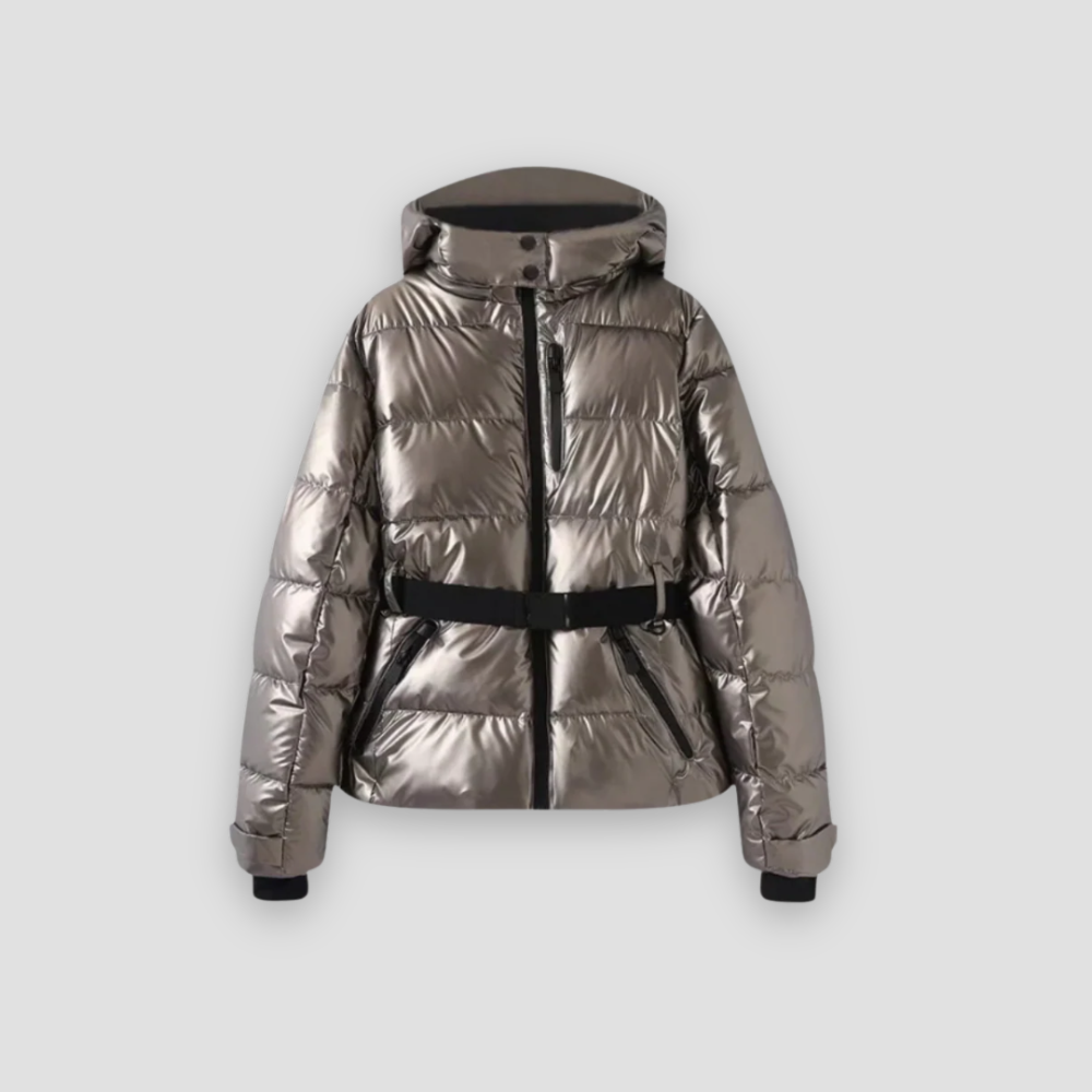 Badhie | Women’s Winter Jacket Belted Puffer Parka