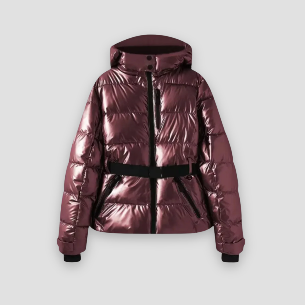 Badhie | Women’s Winter Jacket Belted Puffer Parka