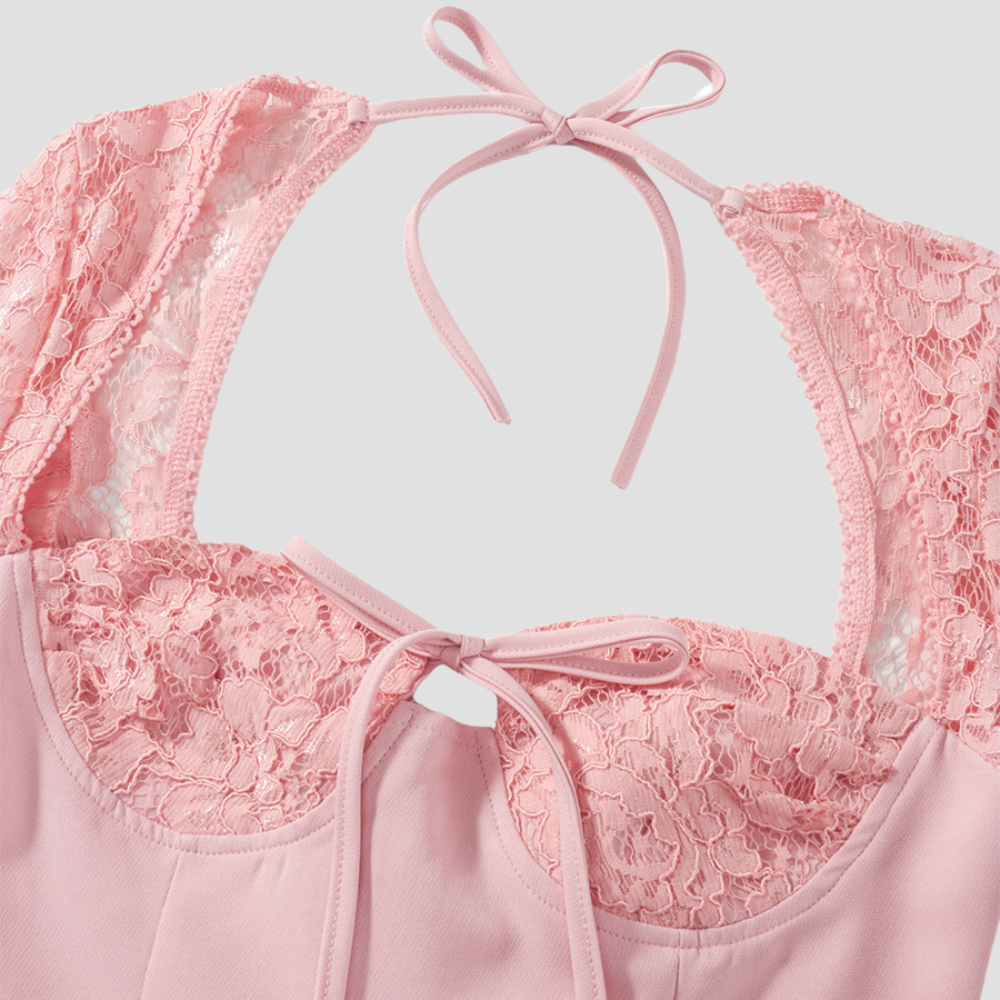 Badhie | Women's Lace Mini Elegant Dress