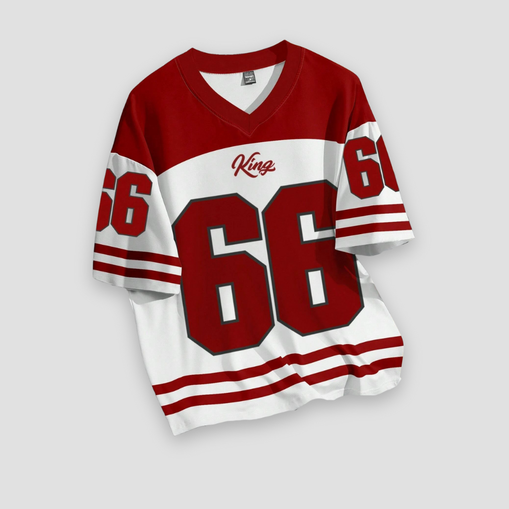 Badhie | Women's Oversized Varsity Street Jersey Tee