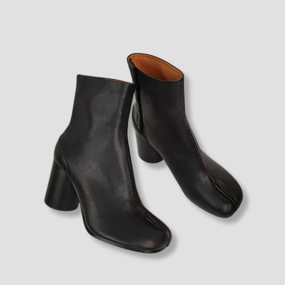 Badhie | Women’s Suede Split-Toe Ankle Boots