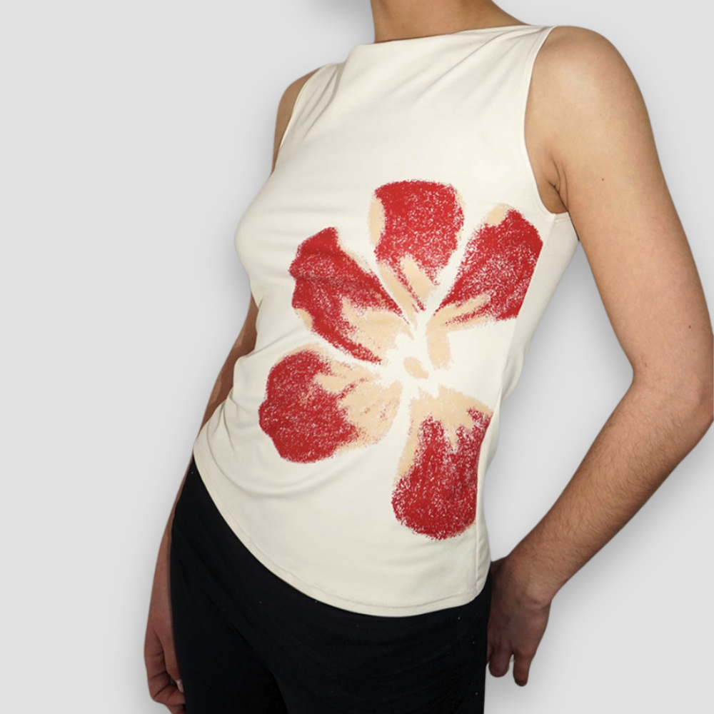 Badhie | Women's Floral Print Sleeveless Tank Top