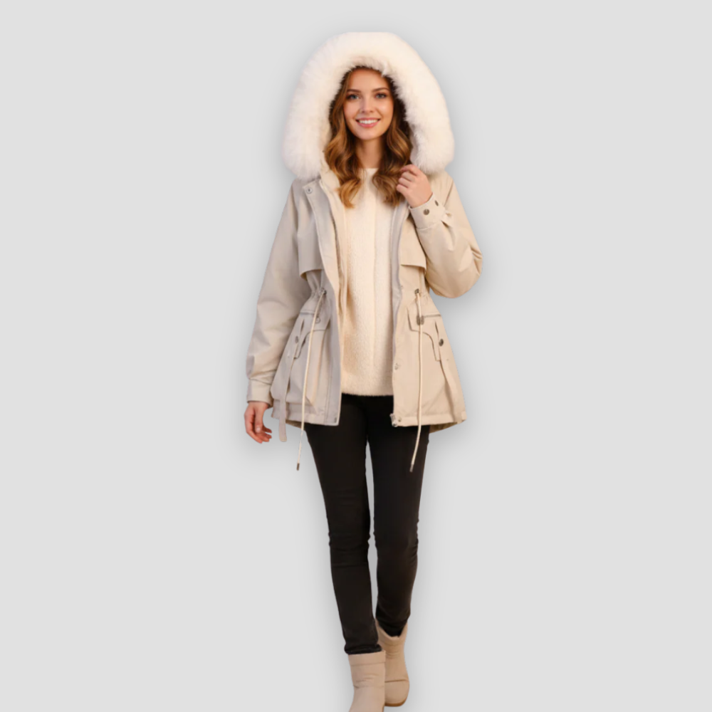 Badhie | Women’s Winter Parka Faux Fur Hooded Parka
