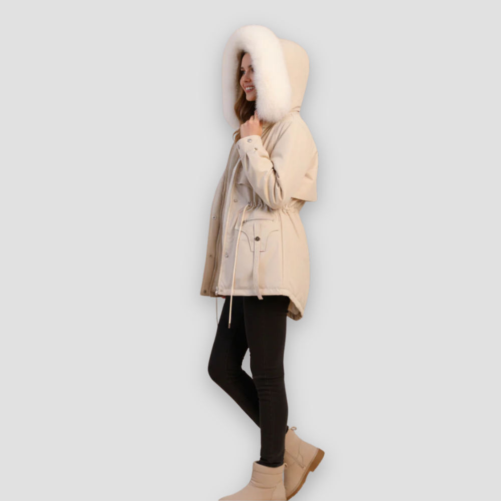 Badhie | Women’s Winter Parka Faux Fur Hooded Parka