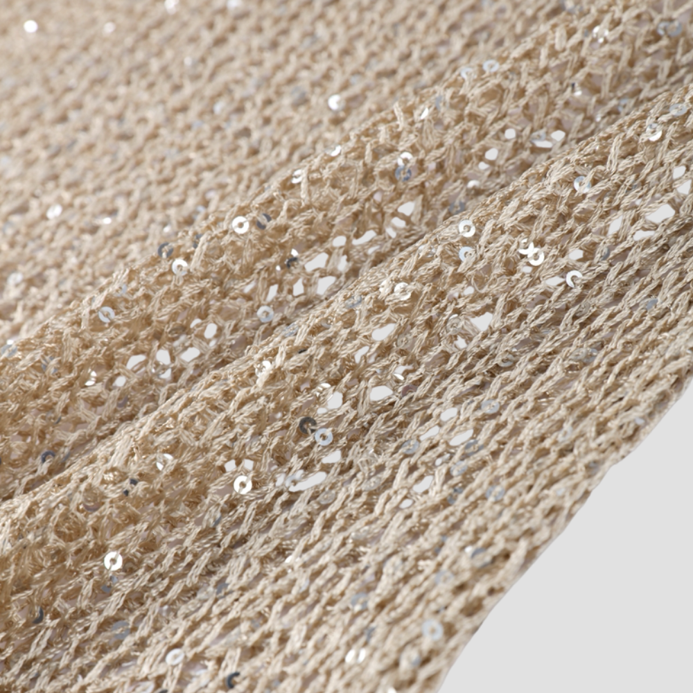 Badhie | Women’s Shimmer Knit Sequin Top