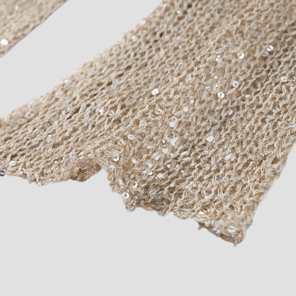 Badhie | Women’s Shimmer Knit Sequin Top