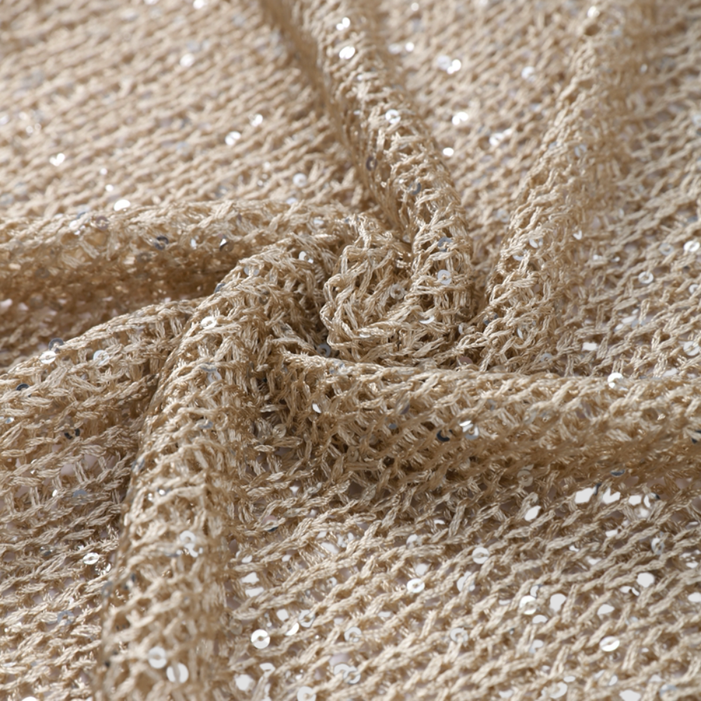 Badhie | Women’s Shimmer Knit Sequin Top