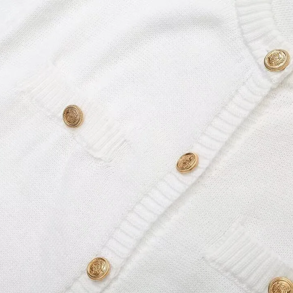 Badhie | Women’s Icon Knit Button Mini Dress