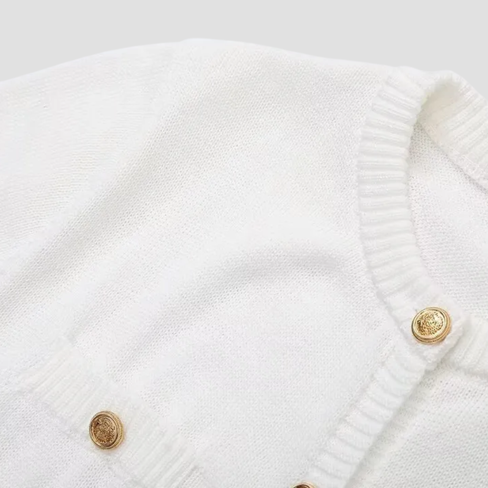 Badhie | Women’s Icon Knit Button Mini Dress