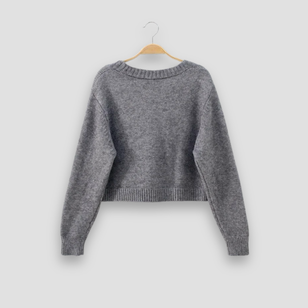 Badhie | Women’s Cropped Cable Knit Cardigan