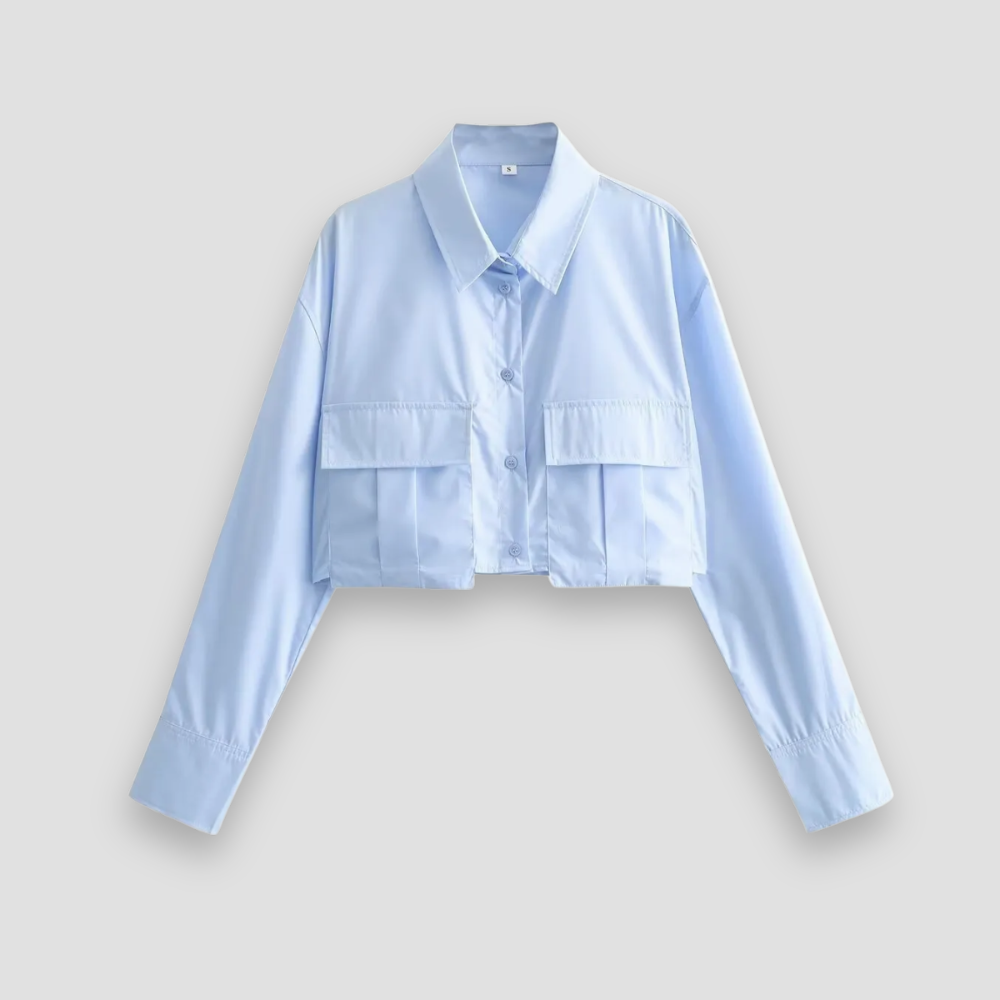 Badhie | Women's Cropped Utility Shirt