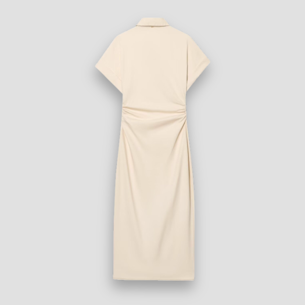 Badhie | Women's Button-Up Midi Shirt Dress