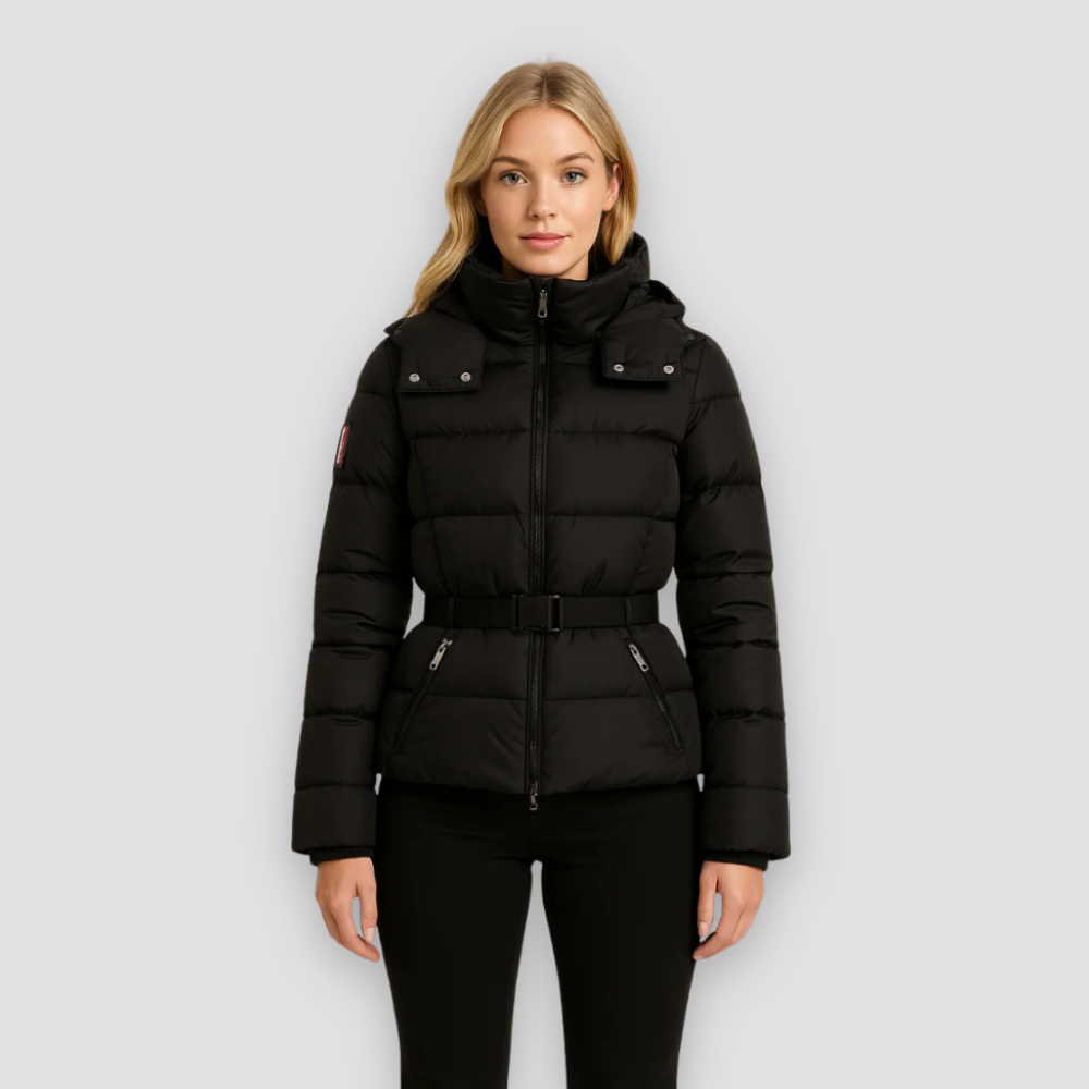 Badhie | Women’s Luxe Winter Parka Belted Down Jacket
