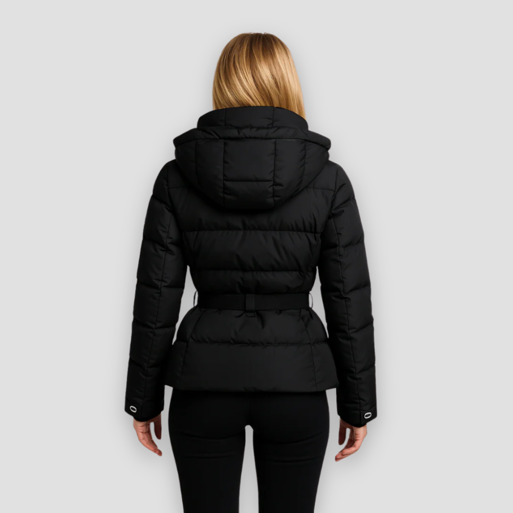 Badhie | Women’s Luxe Winter Parka Belted Down Jacket