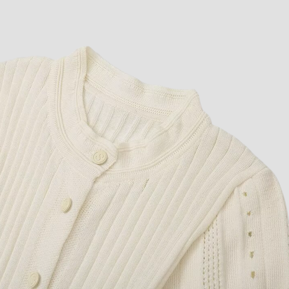 Badhie | Women’s Elegant Button-Down Knit Midi Dress