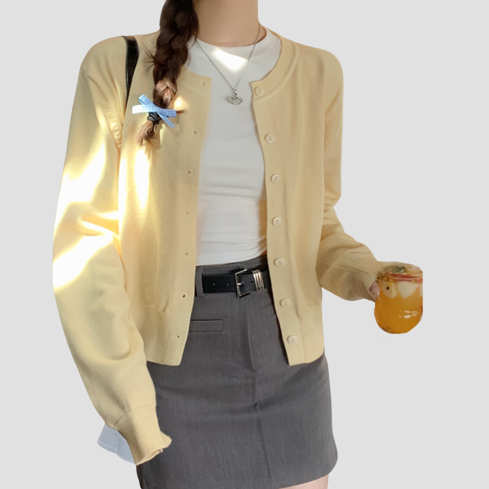 Badhie | Women’s Classic Everyday Button-Up Cardigan