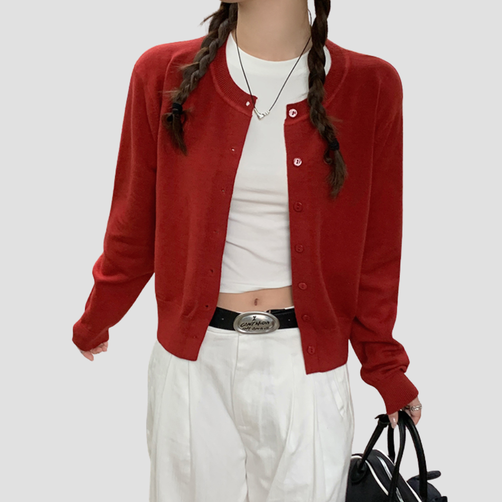 Badhie | Women’s Classic Everyday Button-Up Cardigan