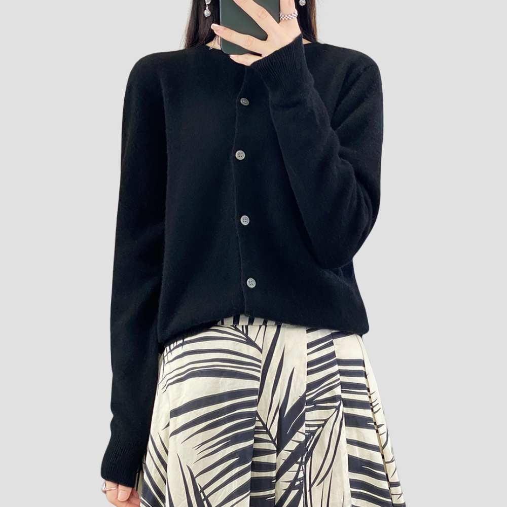 Badhie | Women’s Classic Button-Up Knit Cardigan