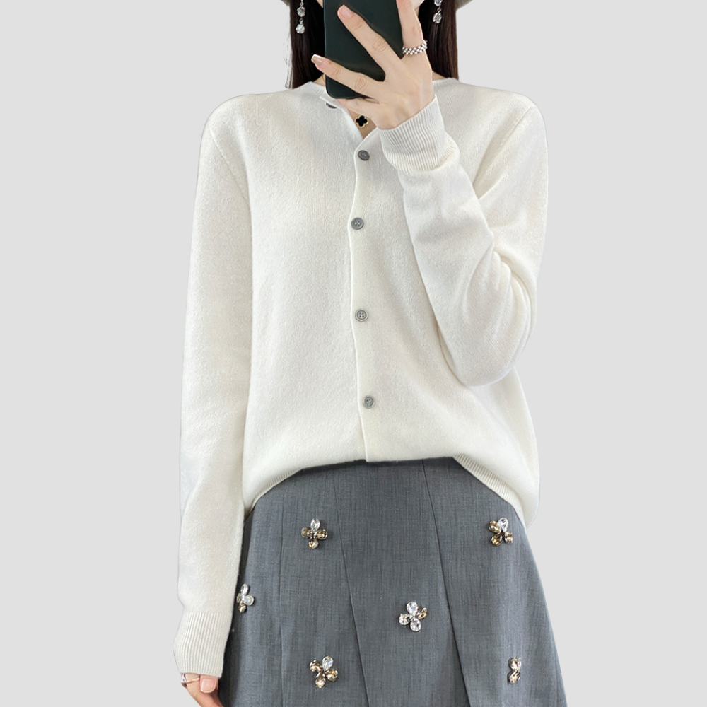 Badhie | Women’s Classic Button-Up Knit Cardigan