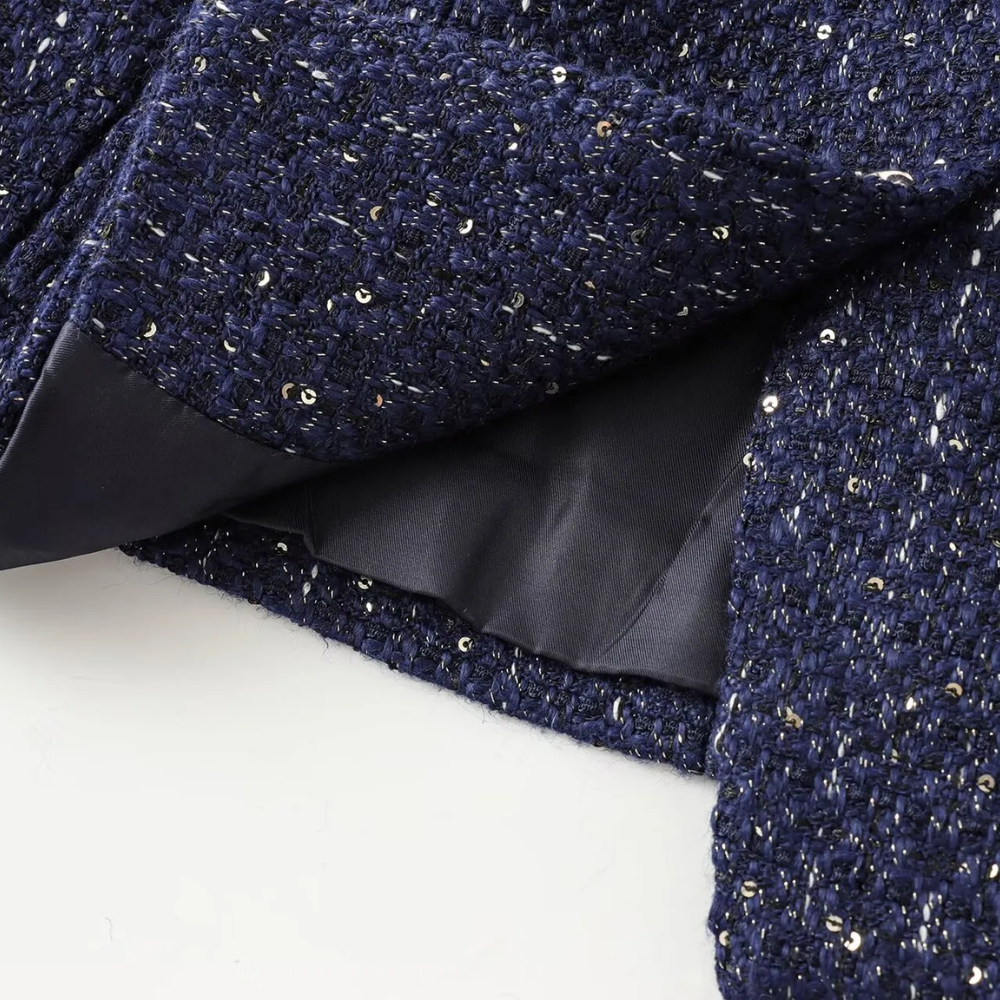 Badhie | Women's Tweed Belted Sleeveless Vest